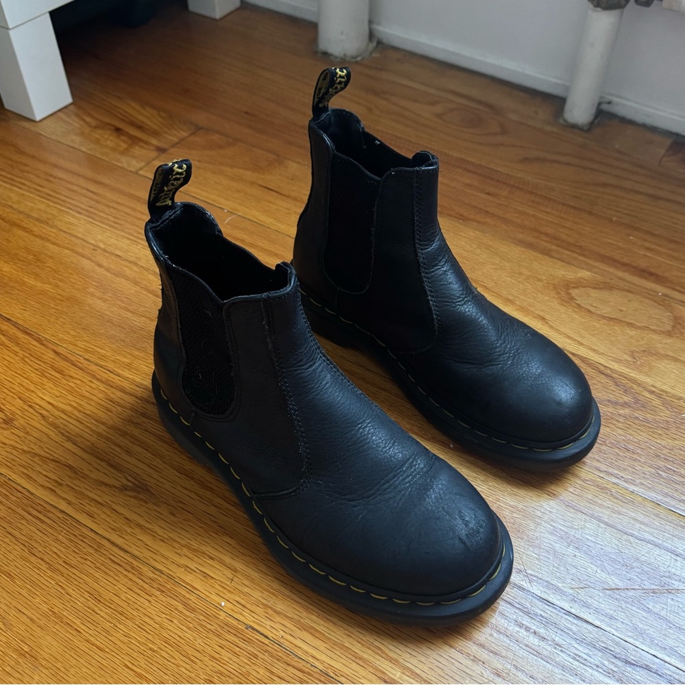 Dr. Martens Black Leather Chelsea Boots